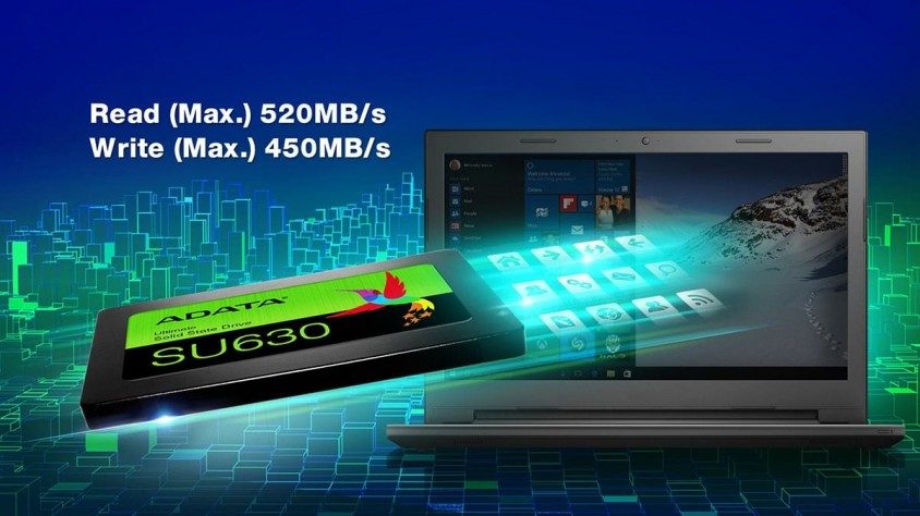 ADATA SU630 960GB – Dinamik SLC Önbelleğe Alma ile Performans Artırma