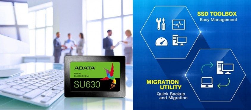 ADATA SU630 960GB – SSD Araç Kutusu ve Geçiş Yardımcı Programı
