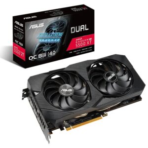 ASUS RADEON DUAL-RX5500XT GDDR6 128bit 1865MHz OC 1xHDMI 3xDP RGB EKRAN KARTI