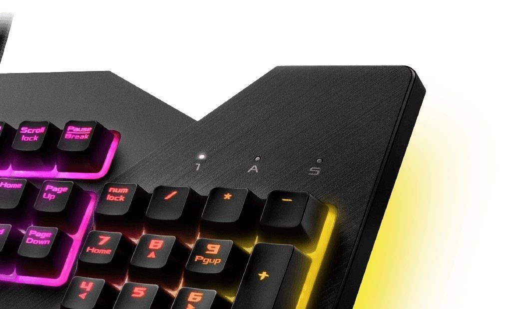 ASUS ROG Strix Flare Gaming Klavye – ÖZELLEŞTİRİLEBİLİR AYDINLATILMIŞ ROZET