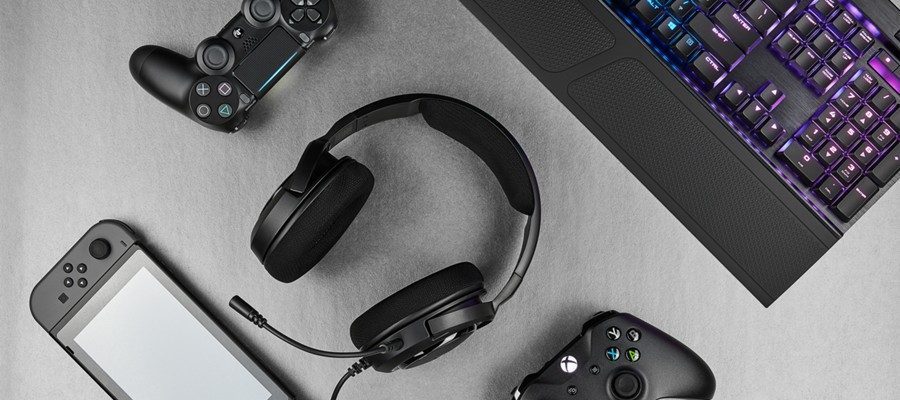 Corsair HS35 STEREO Kırmızı Gaming – görsel 2