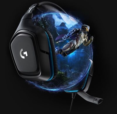 Logitech G432 7.1 Surround Siyah Gaming Kulaklık – görsel 2