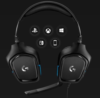 Logitech G432 7.1 Surround Siyah Gaming Kulaklık – görsel 5