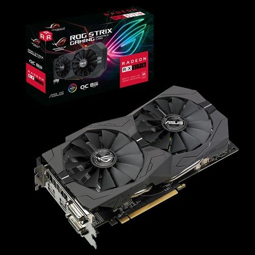 ASUS ROG STRIX Radeon RX570 OC 8GB GDDR5 256 Bit Ekran Kartı – görsel 1