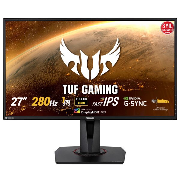 Asus Tuf Gaming Vg279qm 27 Inc 280hz 1ms Full Hd Adaptive Sync Fast Ips Pivot Gaming Monitor Y2