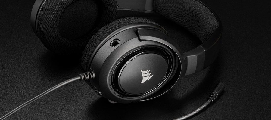 Corsair HS35 STEREO Kırmızı Gaming – görsel 1