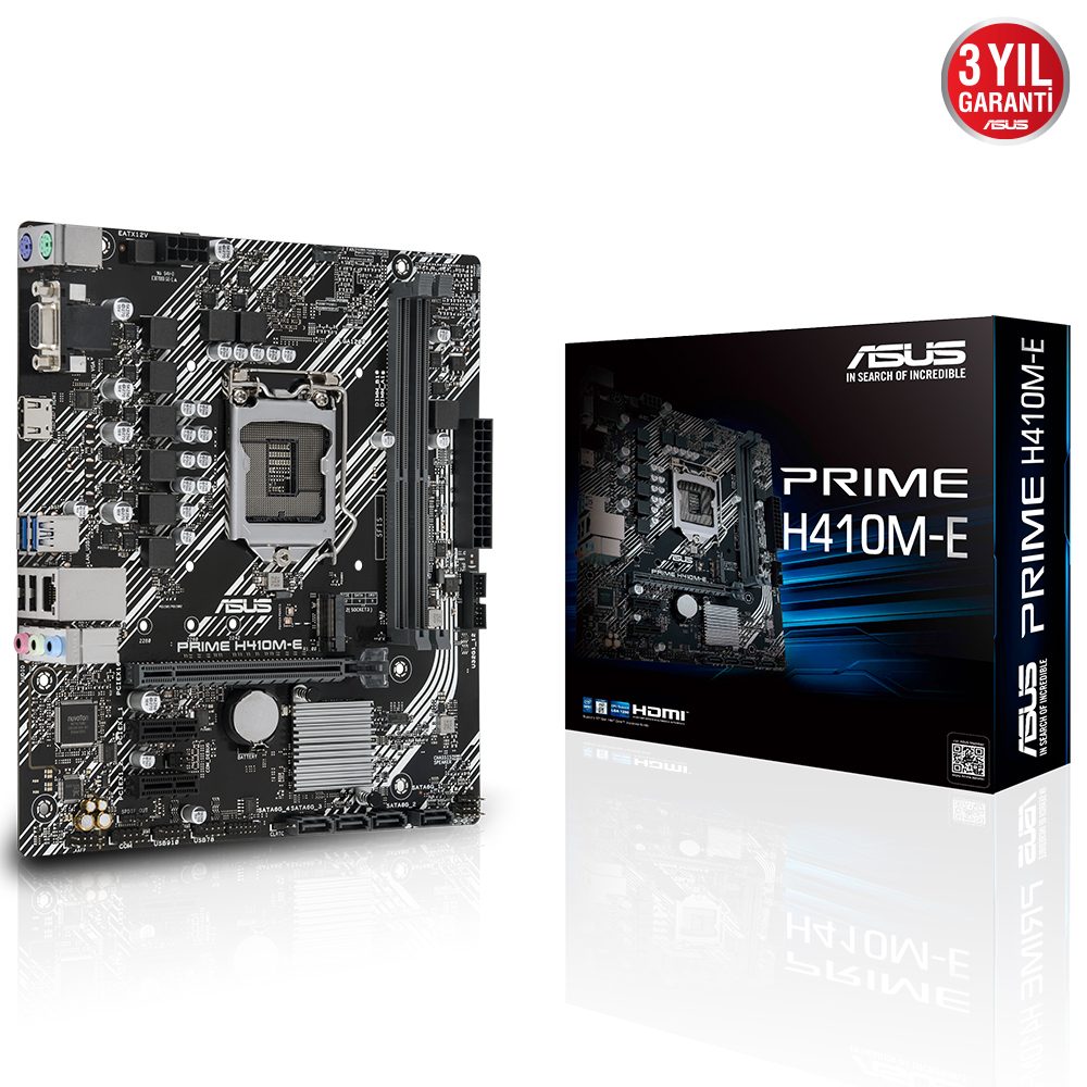 ASUS Prime H410M-E/CSM 2933mhz(OC) Anakart – görsel 2