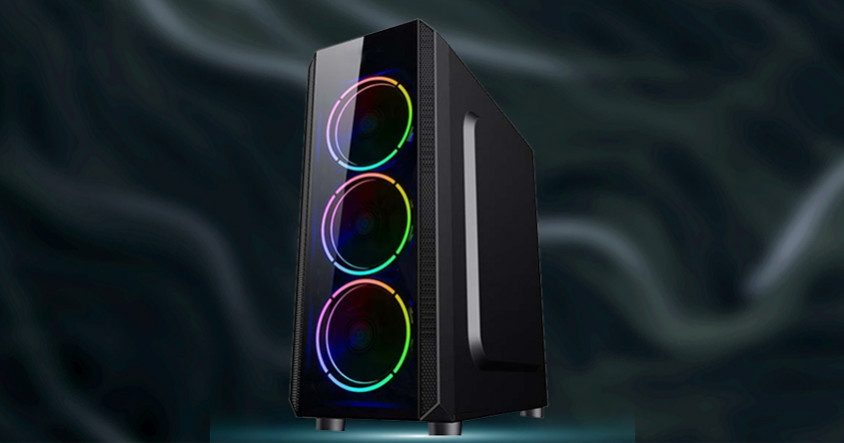 Vento VG04F Temperli Cam ATX Mid-Tower Gaming Kasa – Vento VG04F ile Kusursuz bir oyun deneyimi., görsel 2