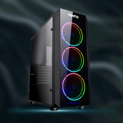 Vento VG04F Temperli Cam ATX Mid-Tower Gaming Kasa – Şık Tasarım