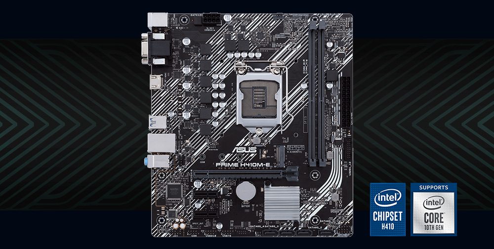 ASUS Prime H410M-E/CSM 2933mhz(OC) Anakart – görsel 1