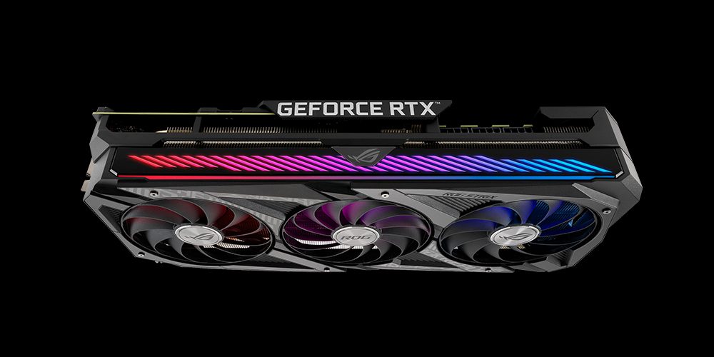 ASUS GeForce ROG STRIX RTX 3080 Ekran Kartı – İşlevsel Ön Yüz