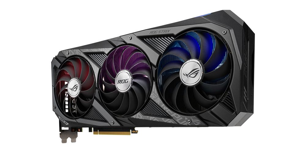 ASUS ROG Strix RTX 3090 24GB Ekran Kartı – Eksen teknolojili fan tasarımı