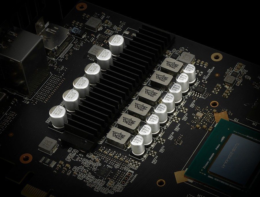ASUS DUAL RTX 2060 6GB Ekran Kartı – Super Alloy Power II - Üst düzey güç bileşenleri