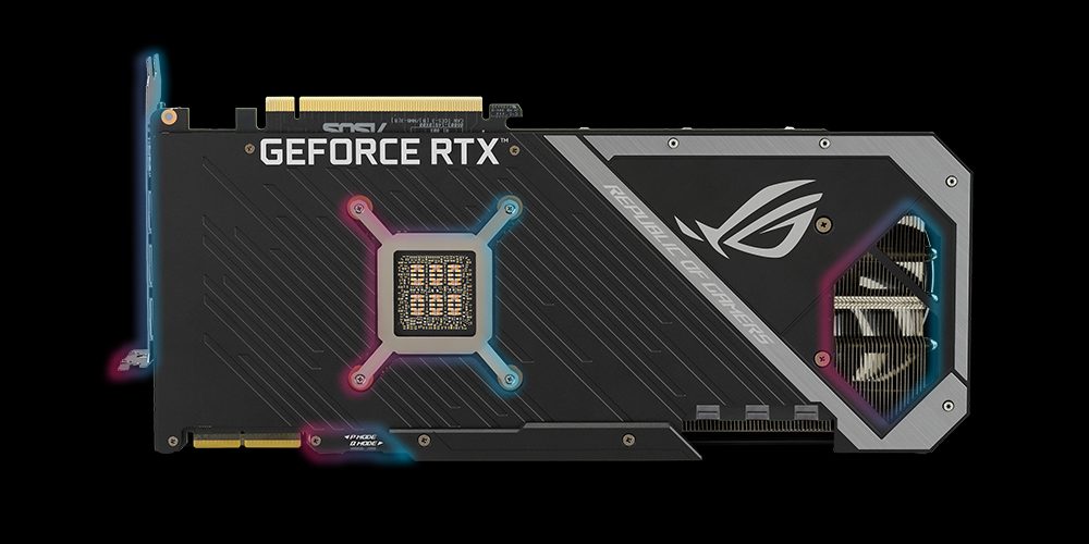 ASUS ROG Strix RTX 3090 24GB Ekran Kartı – Arka Kısmı da Serin