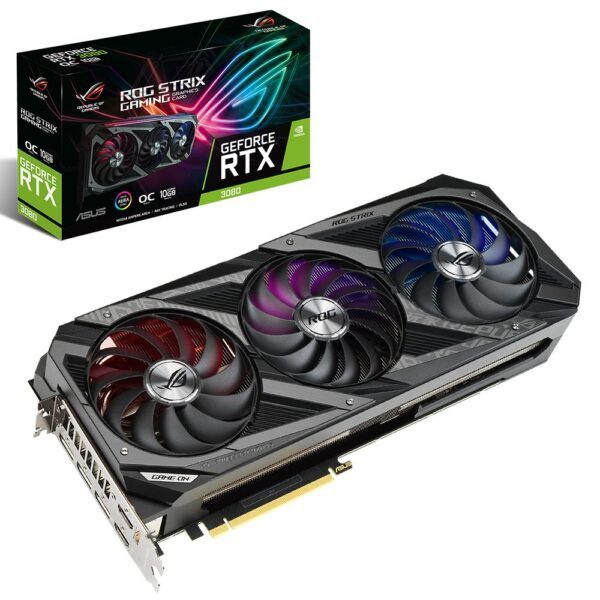 ASUS GeForce ROG STRIX RTX 3080 GAMING 10GB GDDR6X 320Bit DX12 Ekran Kartı