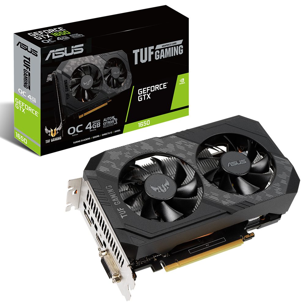 ASUS TUF GeForce GTX 1650 OC 4GB GDDR6 128 Bit Ekran Kartı