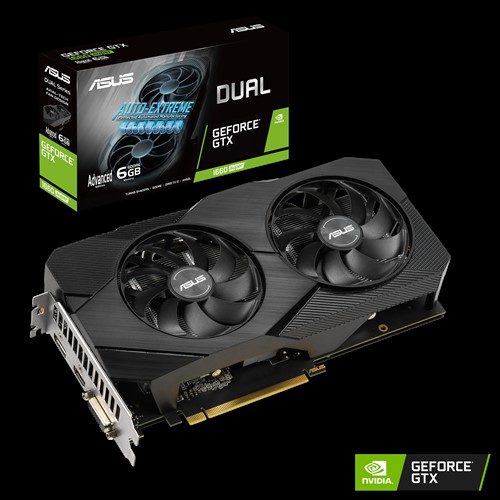 ASUS DUAL GTX 1660 SUPER Advanced Ekran Kartı – görsel 1