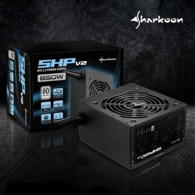 Sharkoon SHP650 V2 Güç Kaynağı – Verimli ve Güvenli