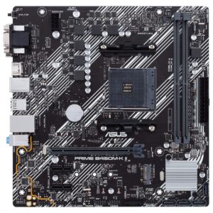 ASUS PRIME B450M-K II AMD AM4 4400MHz (OC) DDR4 VGA DVI-D HDMI M.2 mATX Anakart