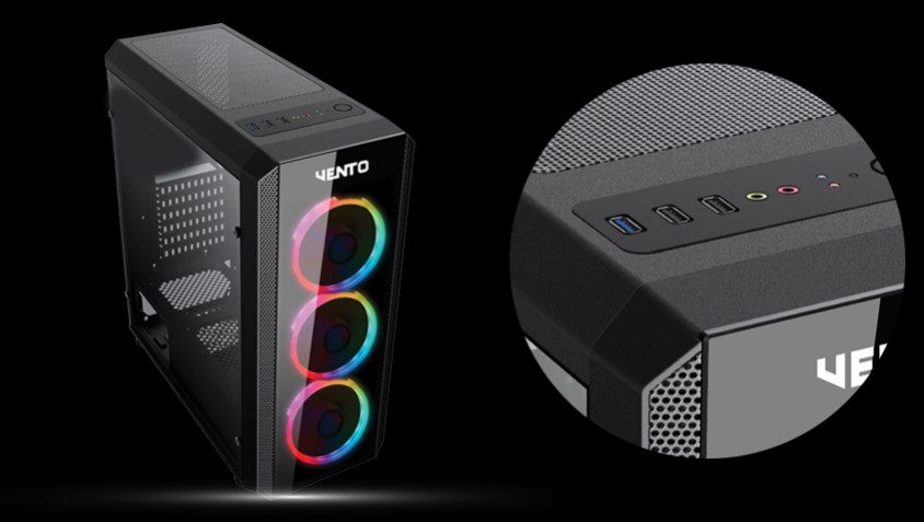 Vento VG04FE + FSP Performance Gaming Kasa – Kullanıcı Dostu Tasarım