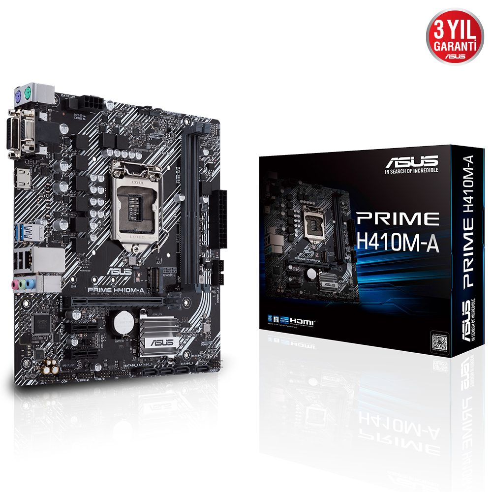 ASUS PRIME H410M-A Anakart – görsel 2