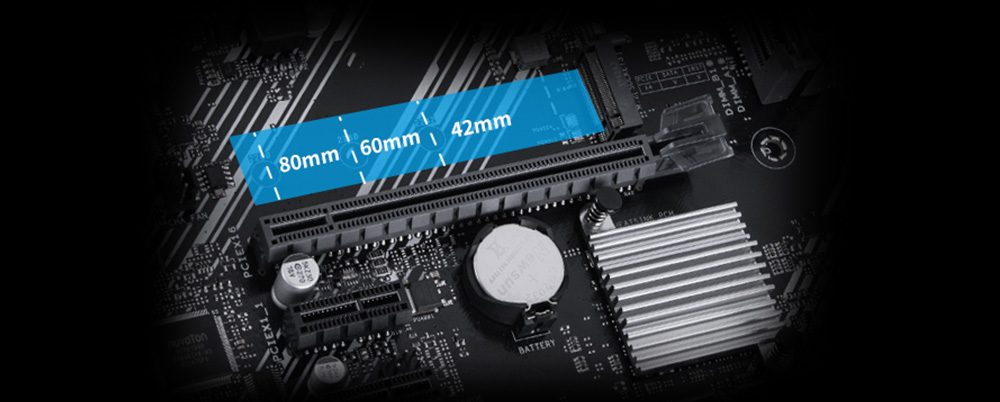 ASUS PRIME B460M-K Anakart – M.2 (32 Gbps'e kadar)