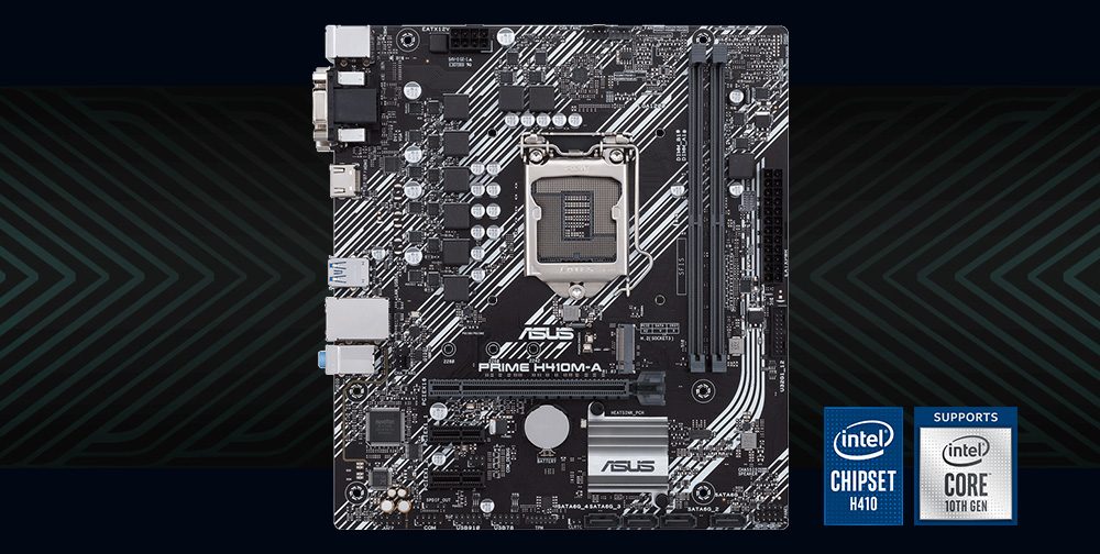 ASUS PRIME H410M-A Anakart – görsel 1