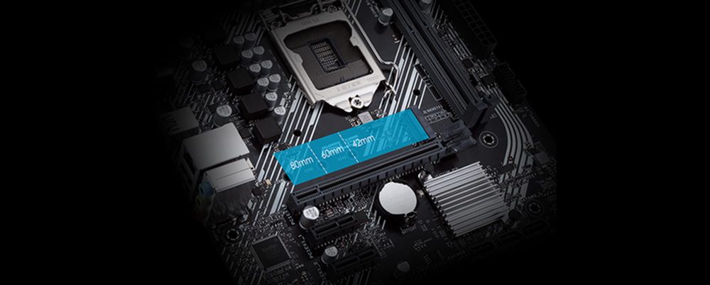 ASUS PRIME H410M-A Anakart – M.2 (16 Gbps'e kadar)