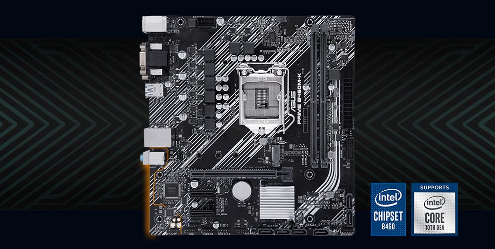 ASUS PRIME B460M-K Anakart – görsel 1