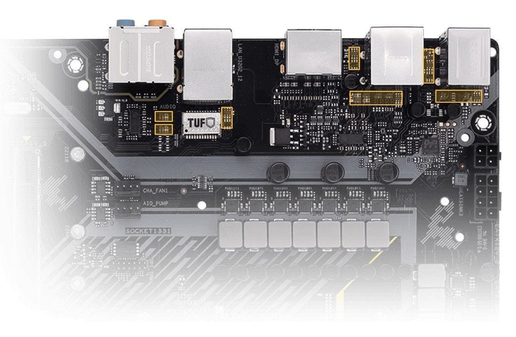 ASUS TUF GAMING X570-PLUS 4400Mhz(OC) Anakart – ESD KORUYUCULARI