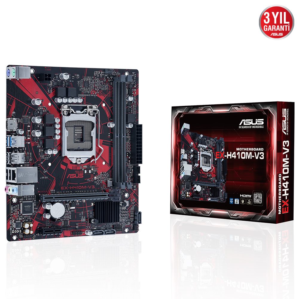 ASUS EX-H410M-V3 Anakart – görsel 1