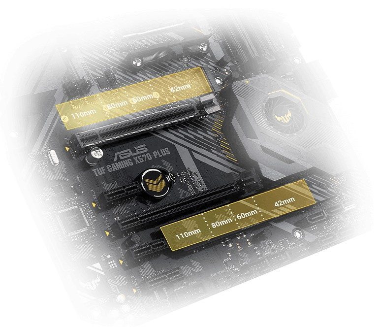 ASUS TUF GAMING X570-PLUS 4400Mhz(OC) Anakart – görsel 9