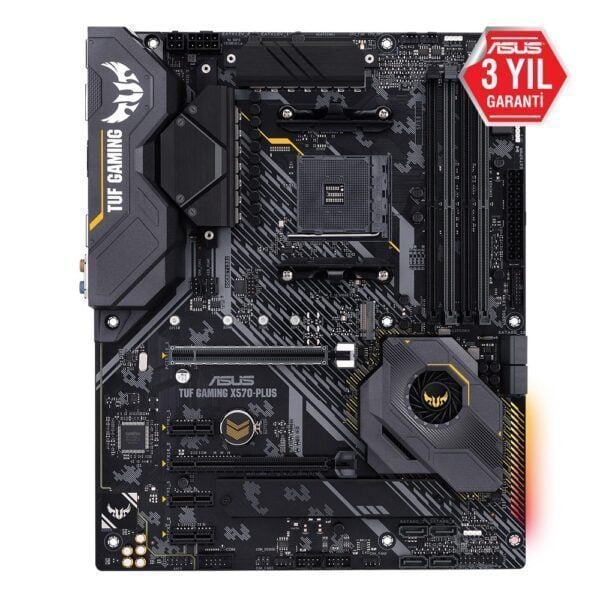 ASUS TUF GAMING X570-PLUS 4400Mhz(OC) DDR4 Soket AM4 RGB M.2 PCIe 4.0 HDMI DP ATX Anakart