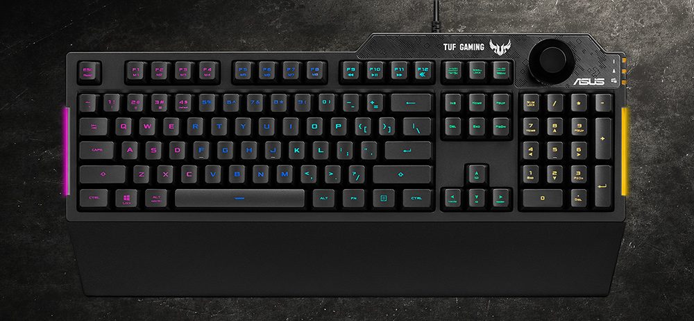ASUS TUF Gaming K1 Mekanik Hisli – Dinamik RGB ve Işık Şeridi, görsel 7
