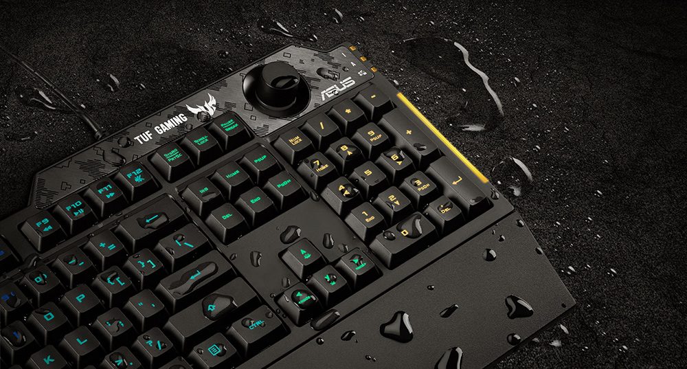 ASUS TUF Gaming K1 Mekanik Hisli – Sıvı Dökülmesine Dayanıklı Özel Kaplama