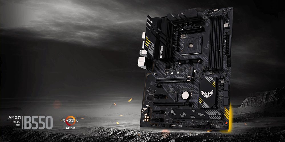 ASUS TUF Gaming B550-PLUS 4600MHz(OC) Anakart – görsel 1