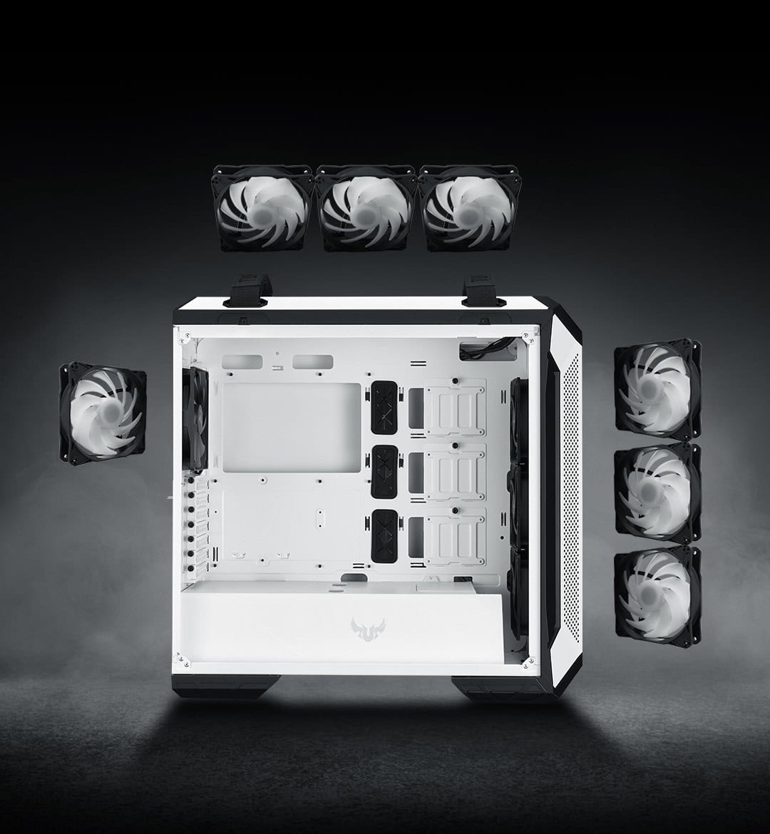 ASUS TUF Gaming GT501 White Mid Tower Kasa – görsel 4