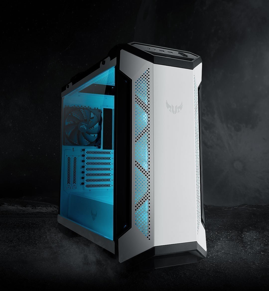 ASUS TUF Gaming GT501 White Mid Tower Kasa – görsel 1