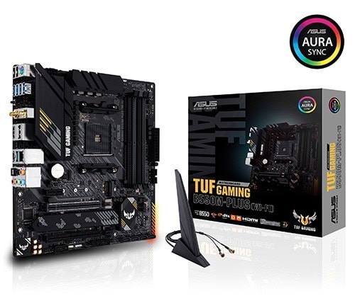 ASUS TUF GAMING B550M-PLUS (WI-FI) 4600MHz(OC) Anakart – DAYANIKLI. KARARLI. GÜVENİLİR., görsel 2