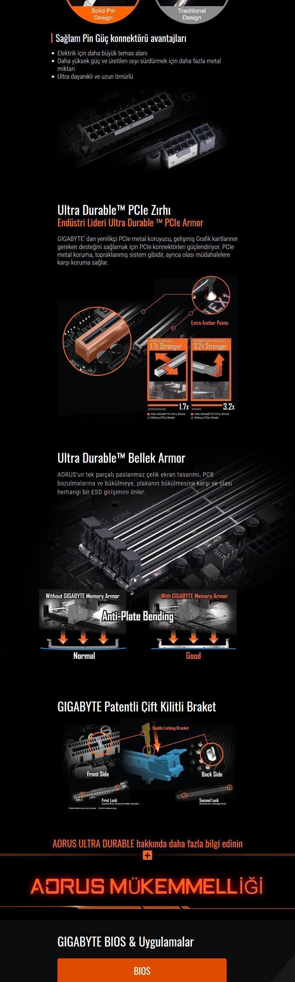 GIGABYTE X570 AORUS ULTRA 4400MHz(OC) Anakart – görsel 8