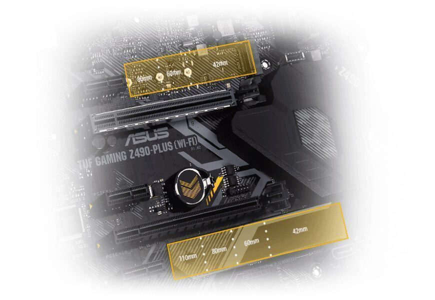 ASUS TUF GAMING Z490-PLUS WI-FI 4600MHz(OC) Anakart – KAPSAMLI FAN KONTROLLERİ, görsel 6