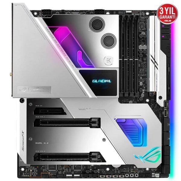 ASUS ROG MAXIMUS XIII EXTREME GLACIAL Z590 5333MHz(OC) DDR4 Soket1200 M.2 Wi-Fi HDMI EATX Anakart