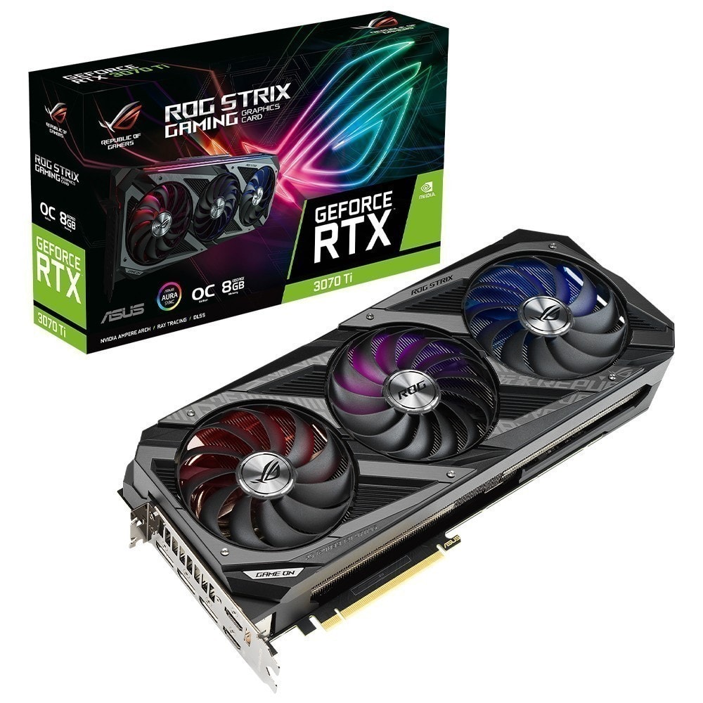 Asus Rog Strix Geforce Rtx 3070 Ti Gaming Oc 8gb Gddr6x 256 Bit Ekran Karti