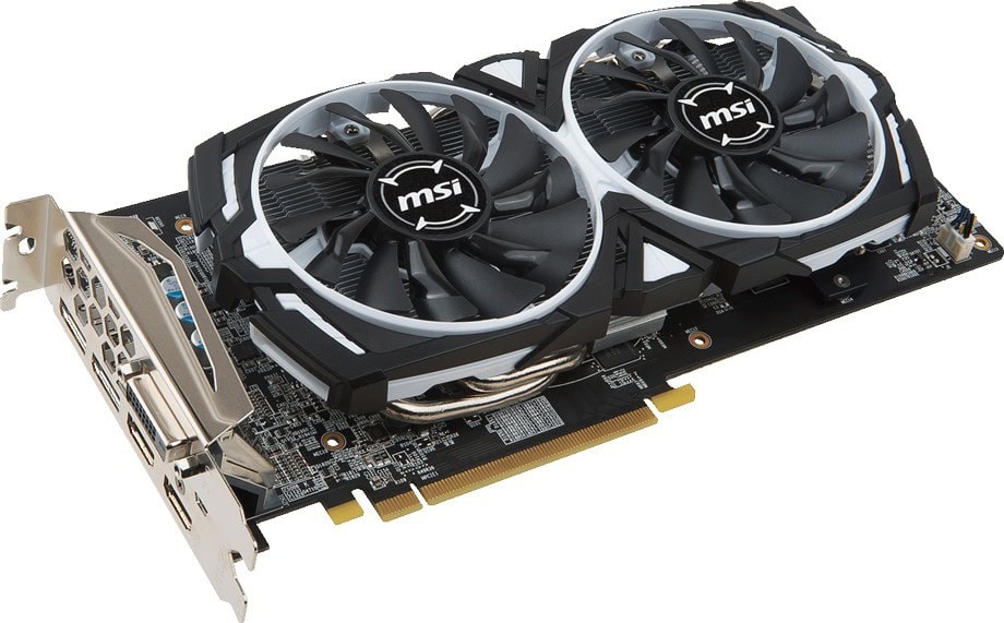 MSI Radeon RX 580 ARMOR 8G Ekran Kartı – ZARİF SİYAH-BEYAZ TASARIM, görsel 2