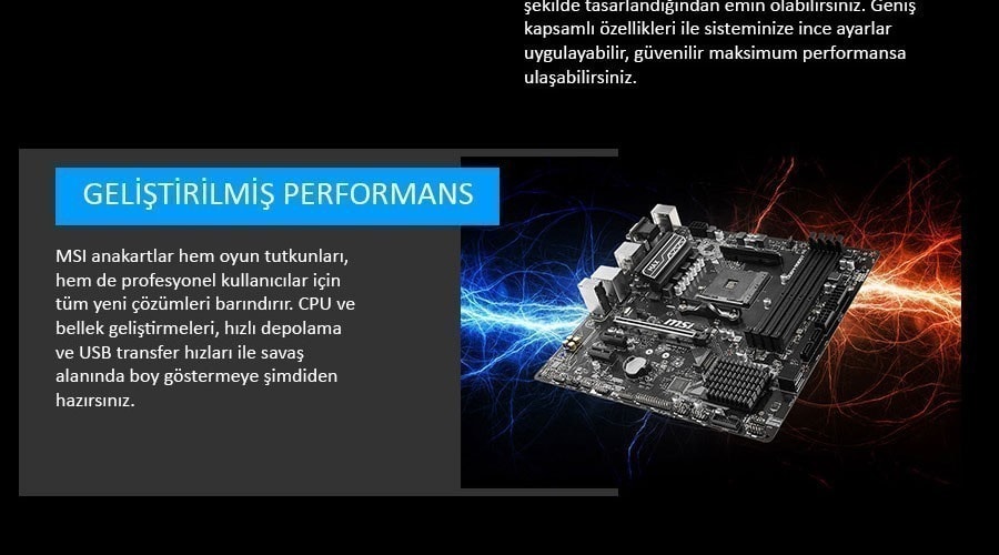 MSI B450M PRO-VDH MAX 3866MHz(OC) Anakart – görsel 3