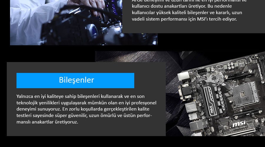 MSI B450M PRO-VDH MAX 3866MHz(OC) Anakart – görsel 8
