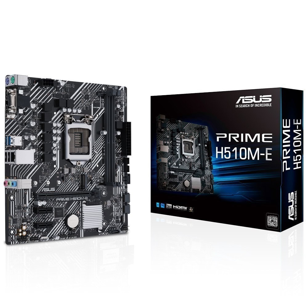 Asus Prime H510m E 3200ocmhz Ddr4 Soket 1200 M 2 Hdmi Dp Vga Matx Anakart