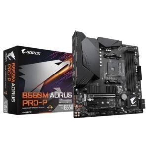 Gigabyte B550m Aorus Pro P 4400mhzoc Ddr4 Soket Am4 M 2 Hdmi Dp Matx Anakart