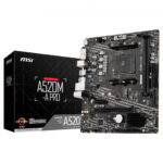 Msi A520m A Pro 4600mhzoc Ddr4 Soket Am4 M 2 Matx Anakart