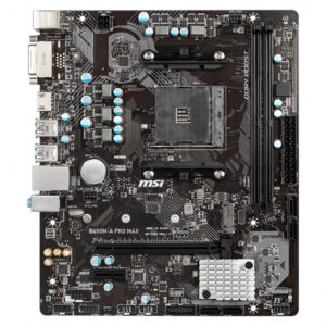 Msi B450m A Pro Max 4133mhzoc Ddr4 Soket Am4 M 2 Matx Anakart 1